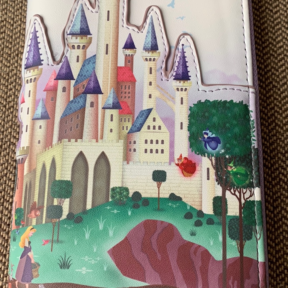 Loungefly x Disney Princess Castle Sleeping Beauty Wallet - Picture 2 of 14